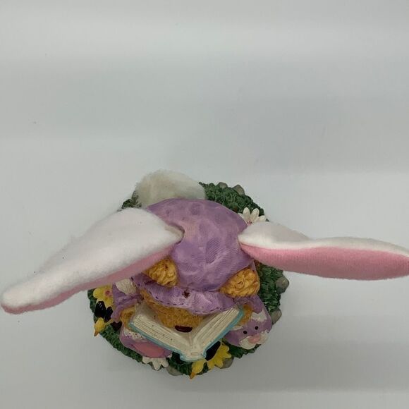 Vintage Teddy Easter Bunny PJs Easter Decoration - Picture 3 of 10